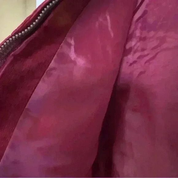 Pendleton womens 8 red/maroon corduroy Quilted Vest vintage full zip pockets - Picture 4 of 10